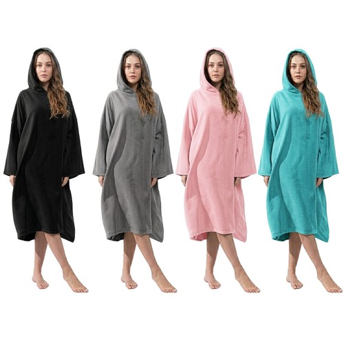 Women hooded poncho changing - women,